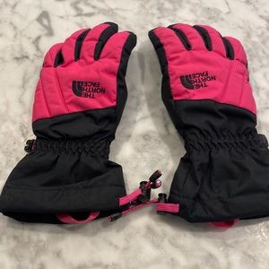 Kid Small Pink Winter Gloves